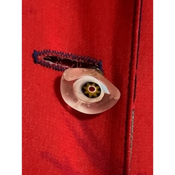 Dorothy Schoelen Platinum Women’s Jacket – L – Bold Batik Print – Made in USA - Picture 4 of 7